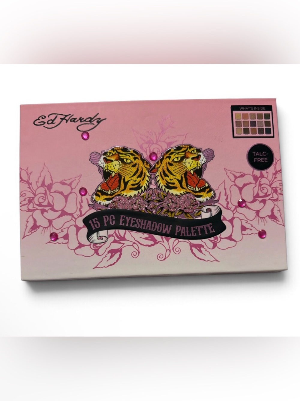 Ed Hardy Pink & Yellow Tiger 15-Pc Eyeshadow Palette